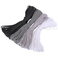 Paracord en polyester durable 7 brins 4mm 100 pieds/lot Capacité de 550 lb Cordon de parachute de randonnée en plein air pour vêtements chaussures