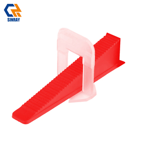 100 pièces de niveleurs robustes <span class=keywords><strong>en</strong></span> PP+métal au design moderne, système de nivellement de carreaux de 1,5 mm, clips, accessoires de carrelage imperméables - Product Image 1