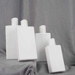 ขวดแชมพูพลาสติกสีขาวขนาด300มล. ที่มีฝาปิดฝาปิดขวดแชมพูล้างร่างกายขวดพลาสติกสำหรับใช้ในห้องน้ำ - Product Image 2