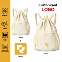 Sac à dos à cordon de sport avec logo personnalisé polyester de mode pour la publicité d'événement de marathon d'étudiant-sac à cordon de tennis de basket-ball