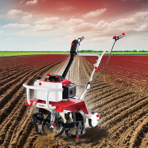 Motozappa Agricola Multifunzione Tiller Coltivatore per Diserbo Scavo Allentamento e Aratura del Terreno a Benzina Piccola Micro Motozappa - Product Image 1
