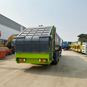 Camión de Basura Usado 6x4 de Carga Lateral, Camión de Basura Sinotruck de 15 CBM, Precio de Camión de Basura - Product Image 3