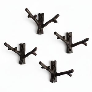 Lot de 3 patères en métal aluminium de qualité exclusive crochet décoratif mural parfait pour accrocher des serviettes - Product Image 1