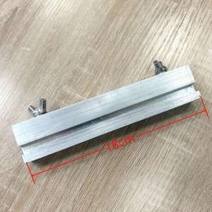 Robusto Banco da Lavoro Regolabile in Alluminio Placcato Oro per Fissaggio Modelli, Strumento per Creazione Gioielli (Collane, Bracciali, Orecchini, Anelli) - Product Image 1