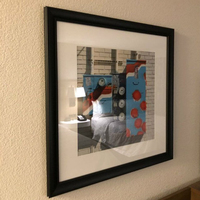Cadre Photo en Bois de 24x36 Pouces avec Passepartout Cadre Élégant pour Décoration d'Appartement