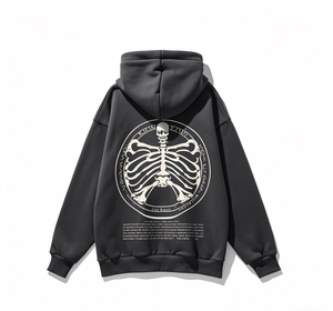 Beau de badminton personnalisé chic, pulls à capuche zippés doublés de velours pour hommes pour court chic - Product Image 3