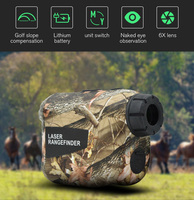 Télémètre laser de chasse longue portée INORM 2000M, grossissement 6X, ciblage de la cible, vibration, précision ±1m, stockage de mémoire, unité M-Y