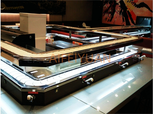 Kaiten เครื่องลำเลียง<span class=keywords><strong>ซูชิ</strong></span>แบบหมุนอัตโนมัติระดับไฮเอนด์สำหรับโรงแรมและร้านอาหารสภาพใหม่สำหรับ<span class=keywords><strong>ร้าน</strong></span>ขายอาหาร - Product Image 4