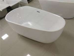 Baignoires autoportantes <span class=keywords><strong>en</strong></span> acrylique de <span class=keywords><strong>forme</strong></span> ovale modernes de 140 cm pour usage hôtelier <span class=keywords><strong>en</strong></span> Algérie - Product Image 3