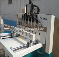 Routeur CNC à portique multi-broches 8 têtes pour la découpe et la gravure du bois, prix compétitif, broche robuste 7 kW refroidie par air