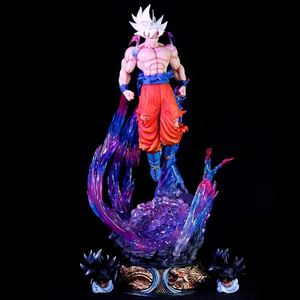ใหม่52ซม. อะนิเมะ GK dbz Super Saiyan สัญชาตญาณพิเศษกุญแจของ egoism goku ฟิกเกอร์แอ็คชั่นพร้อมของเล่นโมเดล PVC น้ำหนักเบา - Product Image 4