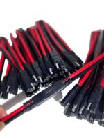 Câble Linkyou 30A 10AWG en cuivre nu PVC SAE mâle-femelle IP66 12V pour bricolage automobile et connecteur de batterie solaire 100MM 200MM