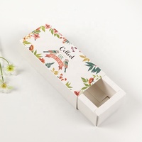 Bouteille de parfum d'huile essentielle en vrac, papier Kraft tiroir rouge à lèvres boîte d'emballage