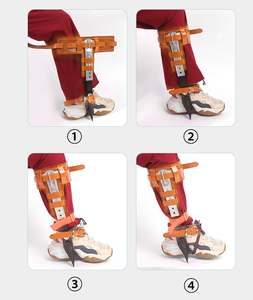 Kit Profesional <span class=keywords><strong>de</strong></span> Equipo para Trepar Árboles con Espuelas <span class=keywords><strong>de</strong></span> <span class=keywords><strong>Escalada</strong></span> Ajustables Arnés Cuerda y <span class=keywords><strong>Mosquetones</strong></span> para Arboristas Poda <span class=keywords><strong>de</strong></span> Árboles y Trabajo en Altura - Product Image 4