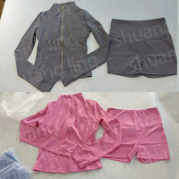 Ropa de Yoga para Mujer, Chaqueta Deportiva BBL, Chaqueta Ajustada de Alta Elasticidad para Fitness y Yoga