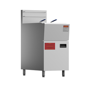 Friggitrice Commerciale in Acciaio Inox con Tubo Riscaldante 28L per Patatine Fritte, Patate Chips, Pollo, Ciambelle con Doppio Cestello - Product Image 4