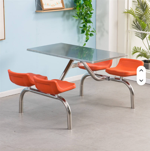 Modern Restaurant <strong>Tables</strong> Fibreglass School <strong>Canteen</strong> Dining <strong>Table</strong> and Chair Staff Cantina Dining <strong>Table</strong> and Chair - Product Image 6