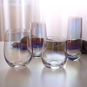 Offre Spéciale prix réduit machine souffler soda chaux assortiment gobelet verrerie ensemble en stock couleurs personnalisées design petit quantité minimale de commande - Product Image 4