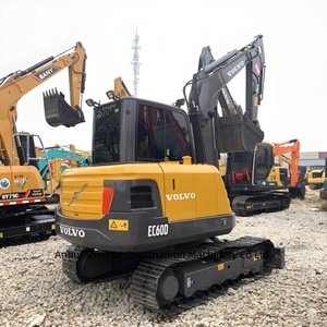 Miniexcavadora Usada Komatsu PC60 de 6 Toneladas, Excavadoras Usadas Volvo EC60B EC55D EC55B EC140, Excavadora de Cadenas Usada de Japón, Miniexcavadora Komatsu PC60 - Product Image 1