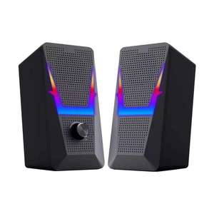 Pequeño portátil 6W OEM con cable RGB altavoz PC <span class=keywords><strong>ordenador</strong></span> Juegos Gadgets portátil USB altavoz Woofer - Product Image 2