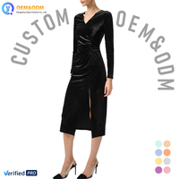 Robe longue de soirée élégante pour femmes, personnalisée avec imprimé floral, collection 2026 QY OEM, pour jeunes femmes, soirées, occasions spéciales, robes décontractées pour femmes et filles