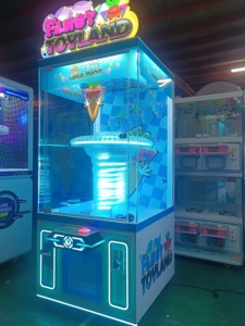 Máquina expendedora de juguetes de lujo operada con monedas, juego de disparos con 60 clips, máquina expendedora de juguetes de regalo, plástico, 1 año de garantía para juegos en interiores - Product Image 1