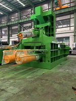 Presse à balles automatique pour le recyclage des métaux ferreux avec moteur et pompe pour la compression de l'aluminium et de l'acier inoxydable