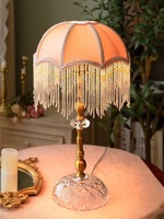 Classique européen luxe LED cristal lampe de Table éclairage étude lecture rétro chevet lampe décoration veilleuse