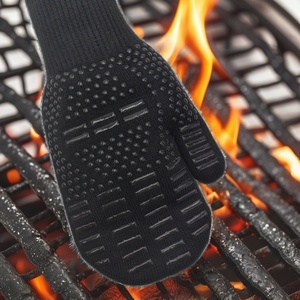 ถุงมือกันความร้อนสำหรับเตาอบ ย่างบาร์บีคิว ทำจากผ้าฝ้ายอะรามิด ทนไฟ ปลอดภัย ใช้ในครัวเรือน สินค้าขายดี กำลังเป็นที่นิยม - Product Image 6