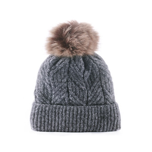 Women's Fashion Custom Knit Hat with <strong>Pom</strong> <strong>Pom</strong> Ski <strong>Beanie</strong> for Autumn Winter Soft Comfortable Character Cartoon Printing - Product Image 3
