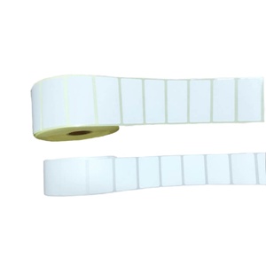 Etiqueta Adhesiva de Papel Térmico Directo Personalizada de 58x60, Grado Alimenticio, Impermeable, con Código de Barras Blanco para Supermercados - Product Image 2