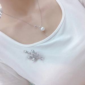 Broches Haoshi Fashion, populaires, en forme de beignets torsadés, bouquet, bijoux en eau de mer naturelle - Product Image 4