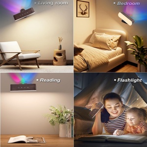 Lámparas de Pared LED Decorativas Modernas con RGB Ambiental, Recargables, con Soporte Interior, para Decoración del Hogar - Product Image 6