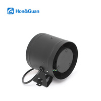 Ventilateur de ventilation rond à haut débit d'air de 125 mm, large plage de tension, adapté aux conduits étroits, aux espaces de plafond restreints, aux projets d'installation limitée