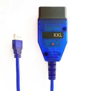Alat Pemindai VAG KKL, VAG-KKL 409 dengan Chip FT FT232RL untuk Vag 409 Kkl OBD2 Kabel Diagnostik Antarmuka USB