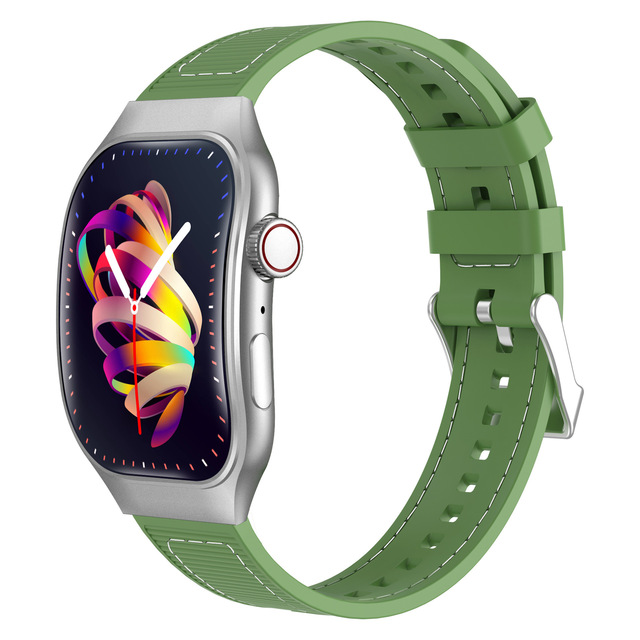 H7 Smart Watch | IP67 Waterproof 2.01'' Curved IPS | for Call Heart Rate/Sleep Monitor Alarm Clock | 3-5 Days Battery Life