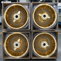 Jantes à rayons EVOR 13x7 avec pneus à flanc blanc