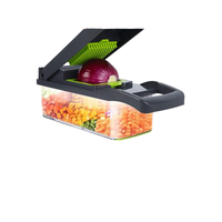 Râpe à pommes de terre et légumes manuelle multifonctionnelle 16 en 1, trancheuse à mandoline, coupe-oignons et coupe-légumes