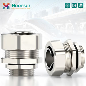 Conector Flexible de Conducto Angular de Latón Niquelado Hoonsun, Protección IP68, Bajo/Alto Voltaje, Rosca G/PG/<span class=keywords><strong>M</strong></span>, Prensaestopas para Cables - Product Image 5