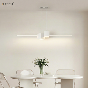 โคมไฟเพดาน LED แบบมินิมอล แสงสีขาวเย็น 1000*170 มม. สำหรับห้องนั่งเล่น พร้อมฝาครอบกระดาษ ค่า CRI สูง 90 Ra90 - Product Image 1