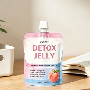 Yyanst Gelée Détox Saveur Pêche 150 ml (5.07 fl.oz) – Agent Gélifiant Faible en Sucre pour Soutenir la Digestion - Product Image 4