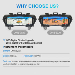 عداد سرعة السيارة Navihua LCD للوحة العدادات نظام عداد المسافات الرقمي لسيارة فورد رينر/Everest-كسي ترقية السيارة - Product Image 5
