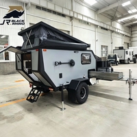Micro-remorque de camping économique, caravane de voyage portable, mini-camping-car pour l'extérieur