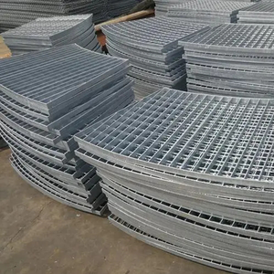 Panneau de grille en acier 1000 mm * 6000 mm, passerelle en acier, grille en acier galvanisé, <span class=keywords><strong>prix</strong></span> de la grille en acier galvanisé pour plateforme, passerelle, sol, marche d'escalier - Product Image 2