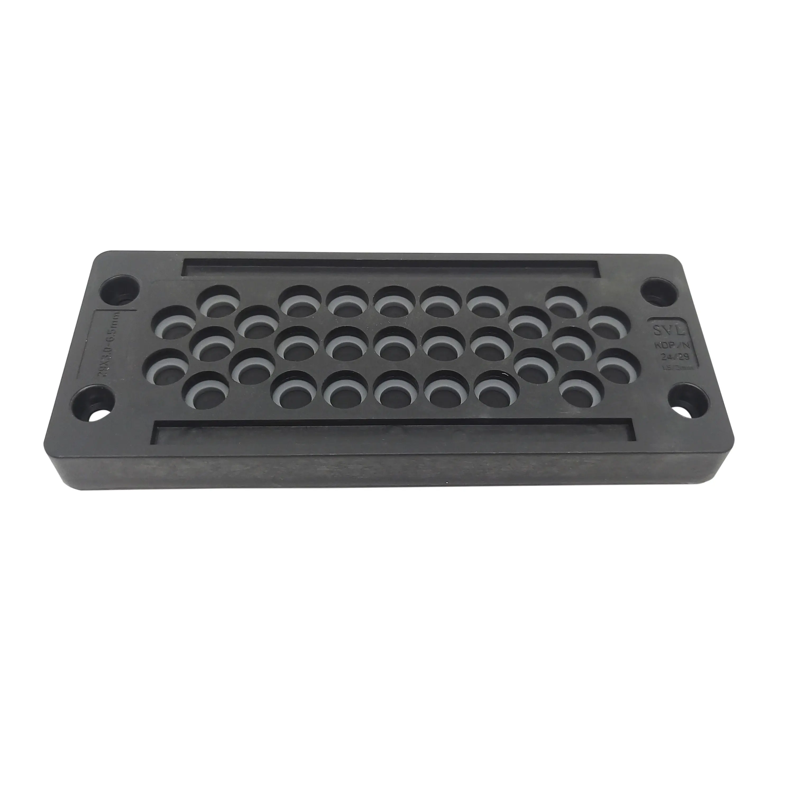 Halogen-free detachable waterproof Multi Cable Transit Frame cable entry plate for electric cabinet