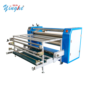 Nouvelle machine de transfert à rouleaux thermiques entièrement automatique Yinghe avec rouleaux chromés pour le découpage des bords et presse à chaud pour la sublimation sur feutre - Product Image 1