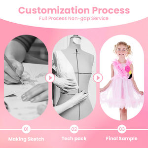 Robe en tulle <span class=keywords><strong>rose</strong></span> certifiée EU EN71, <span class=keywords><strong>costume</strong></span> <span class=keywords><strong>de</strong></span> <span class=keywords><strong>flamant</strong></span> <span class=keywords><strong>rose</strong></span> avec détail d'oiseau en peluche pour spectacle <span class=keywords><strong>de</strong></span> scène, 100% polyester - Product Image 2