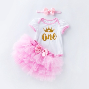 Robe d'anniversaire pour fille de 1 an, robe de bébé fille nouveau-née, vêtements d'été pour filles, robes tutu pour fête, tenue pour enfants - Product Image 4
