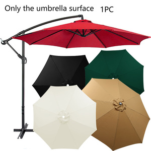 Beach Umbrella Fabric Replacement Off White Khaki Dark Green Red Black Acrylic Material Summer 2023 Zhejiang Origin - Product Image 4