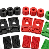 Accesorios para Patinetas Impresos en 3D con Tecnología FDM, Separadores de Ruedas de PETG, Piezas Personalizadas para Patinetas, Equipo Deportivo OEM